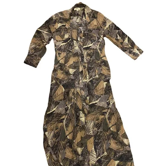 L'AGENCE | Dresses | Lagence Brown Cameron Shirt Dress | Poshmark